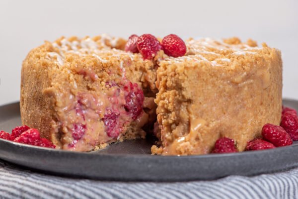 Torta Crocante Caluga Manjar Frambuesa Nuez - Imagen 2
